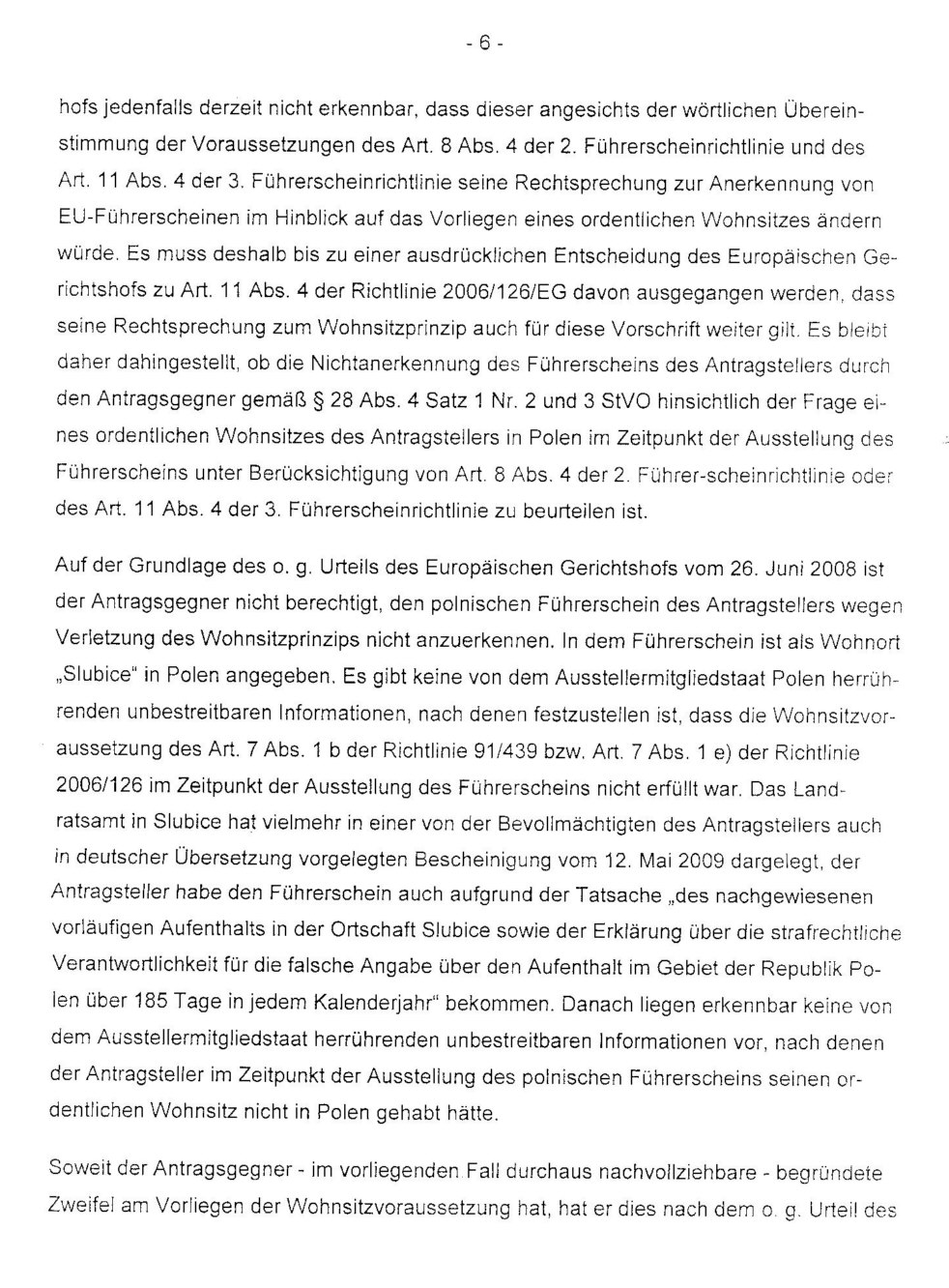 VGH Hessen 3.EU Führerscheinrichtline