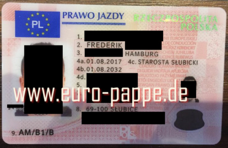 EU FUEHRERSCHEIN POLEN 2017