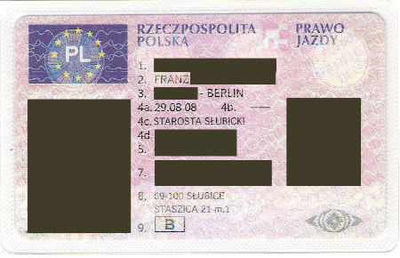 eu führerschein polen