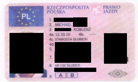 polen führerschein klasse a motorrad klasse b pkw